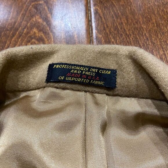 Gayfers Brookford Classics Vintage Camel Hair Sports Blazer Tan Men's 40R/Medium - Picture 9 of 11